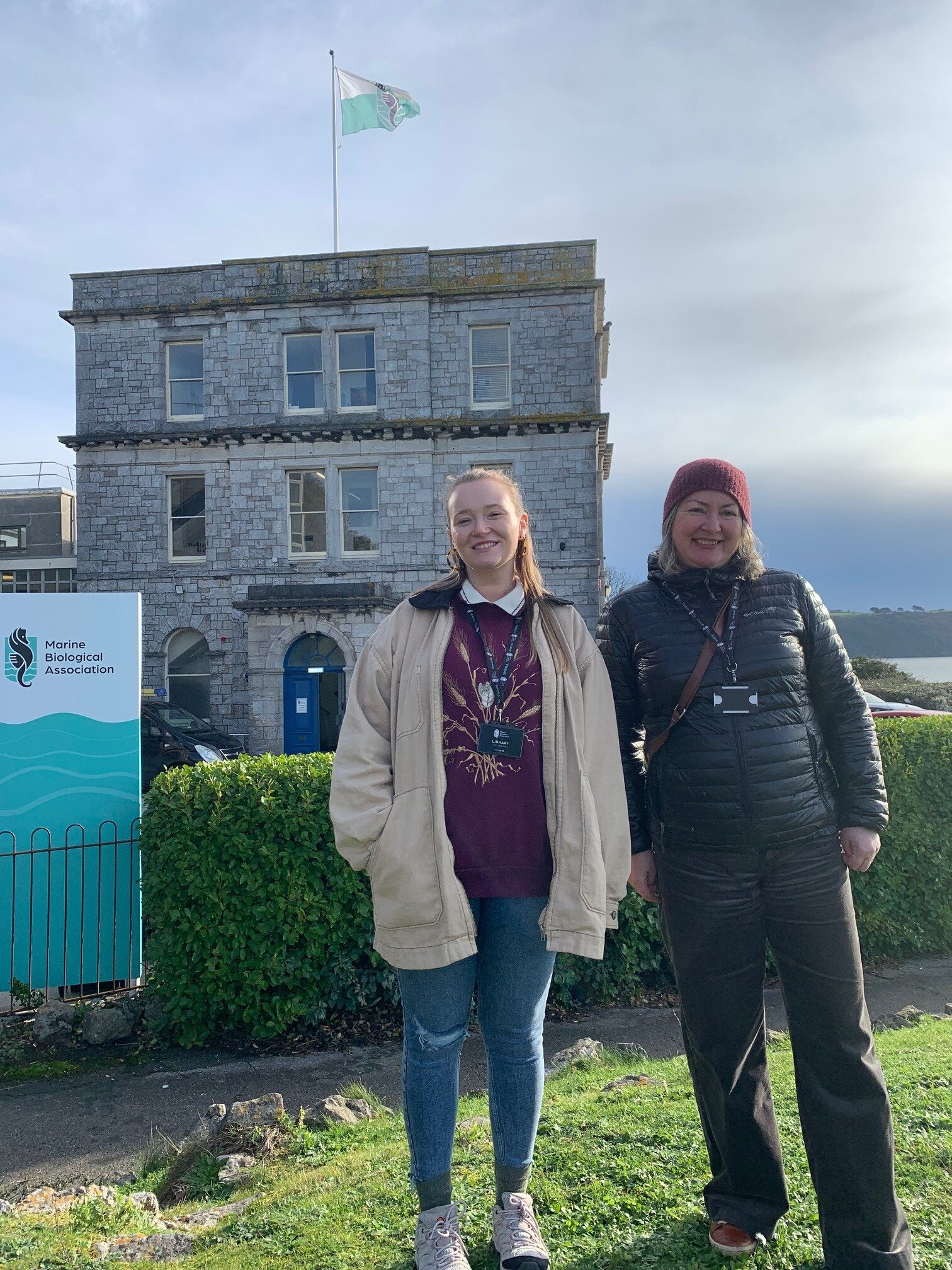 Visitors from the University of Cork outside the MBA building in Citadel Hill.