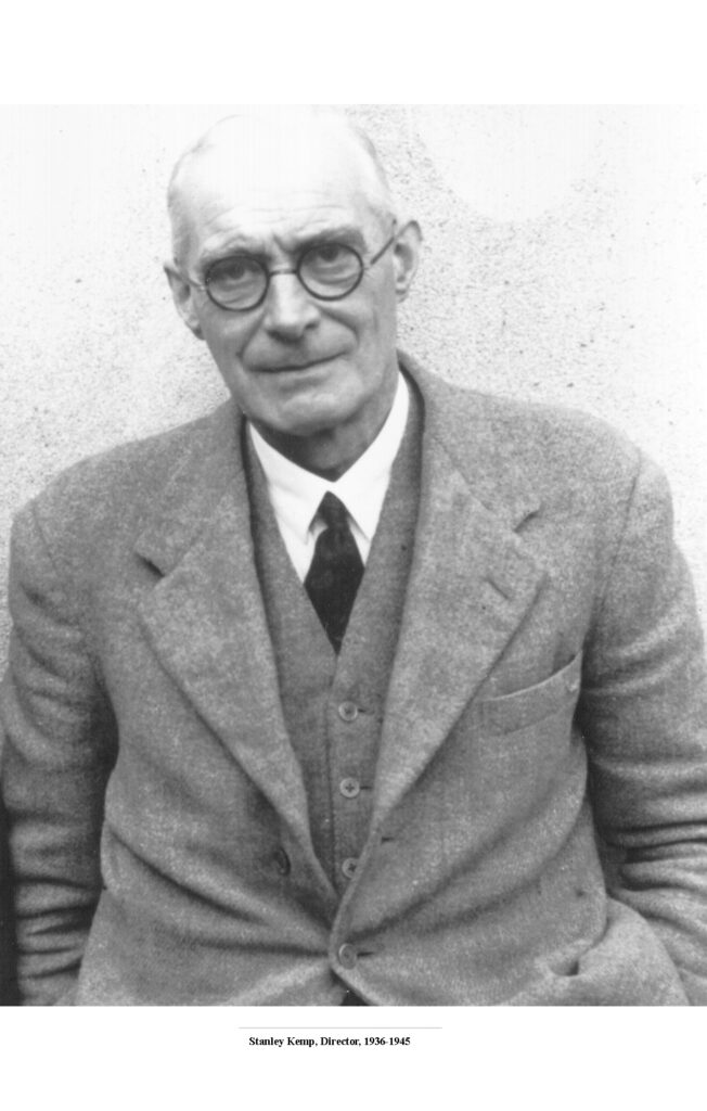 Dr Stanley Kemp was MBA Director from 1940 to 1946.