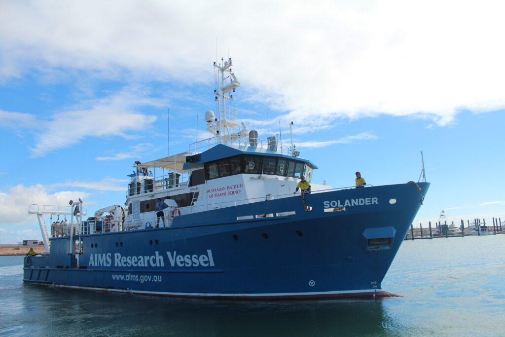 RV Solander Lilian Lieber whale shark feeding habits research.