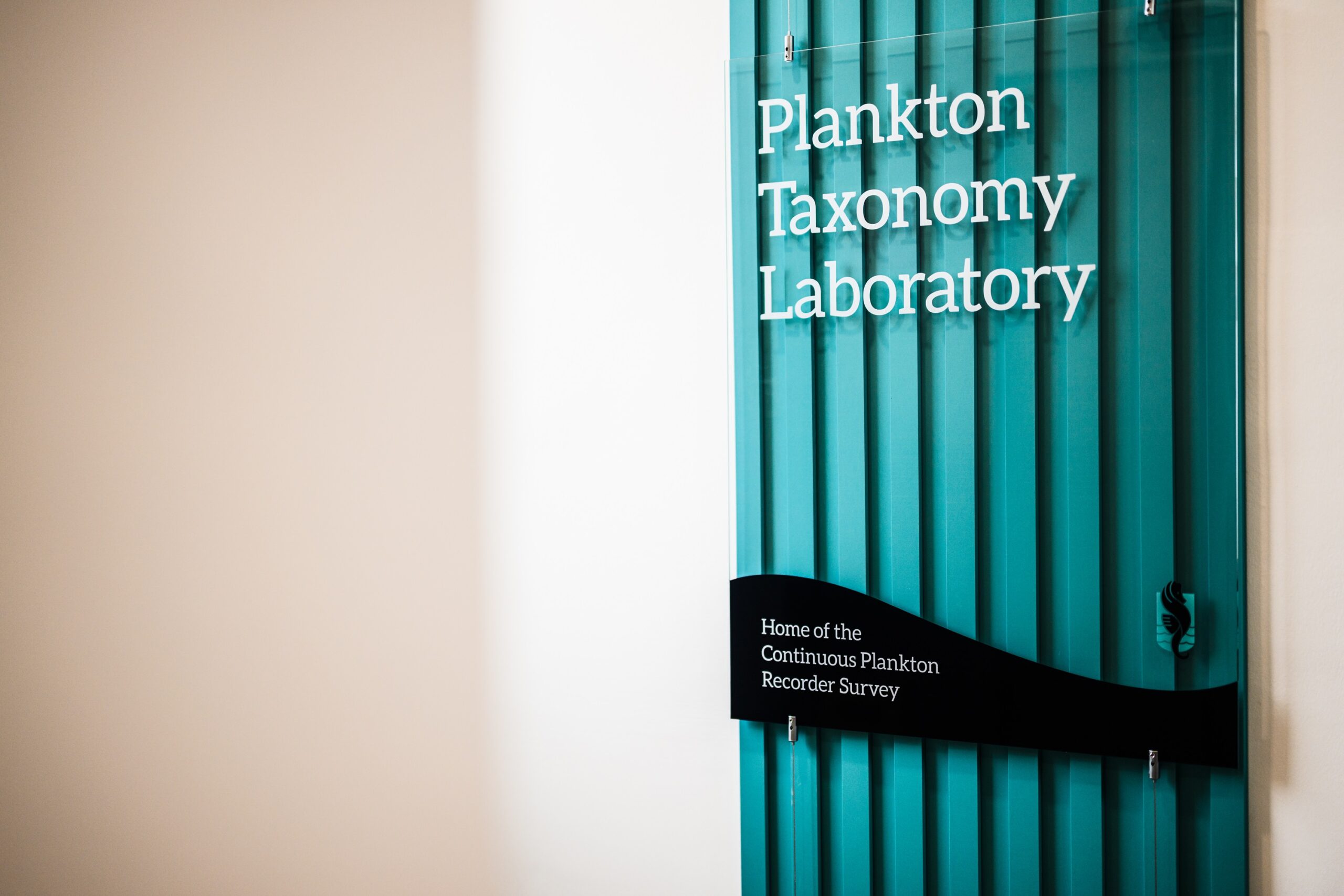 Front sign of the Plankton Taxonomy Laboratory
