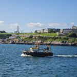 Plymouth trawler at sea