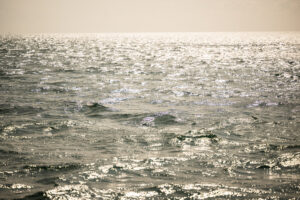 Open ocean seascape.