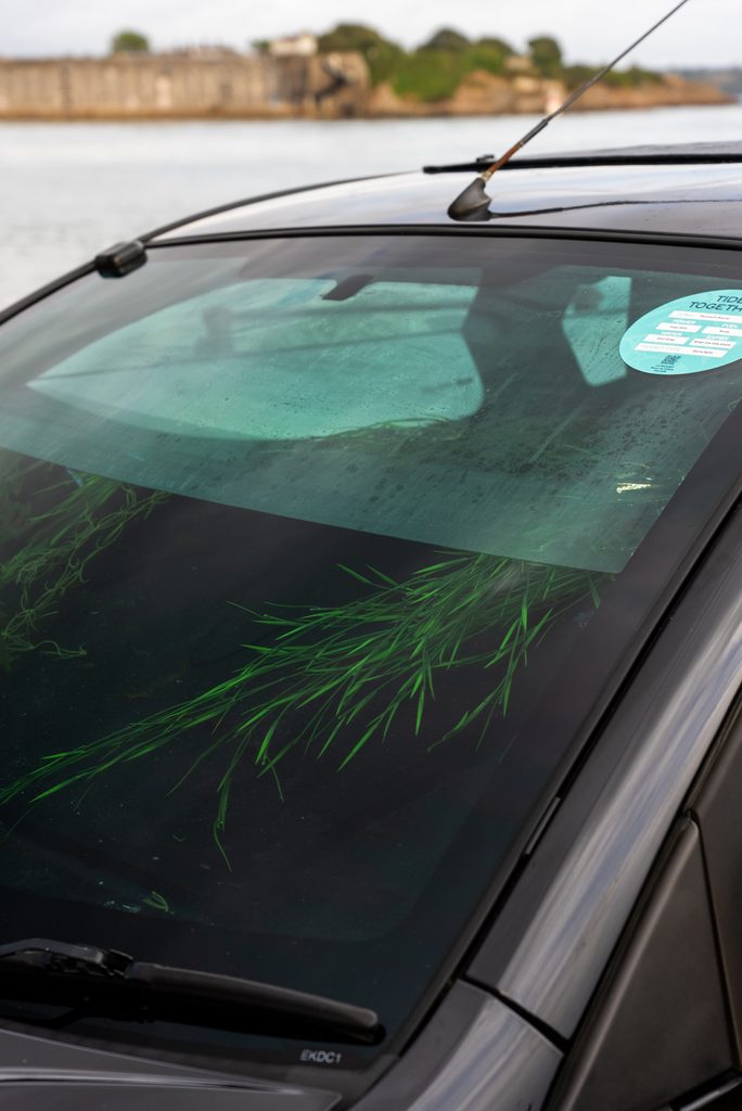 Intertidal car art exhibition Ford Fiesta David Cotterrell